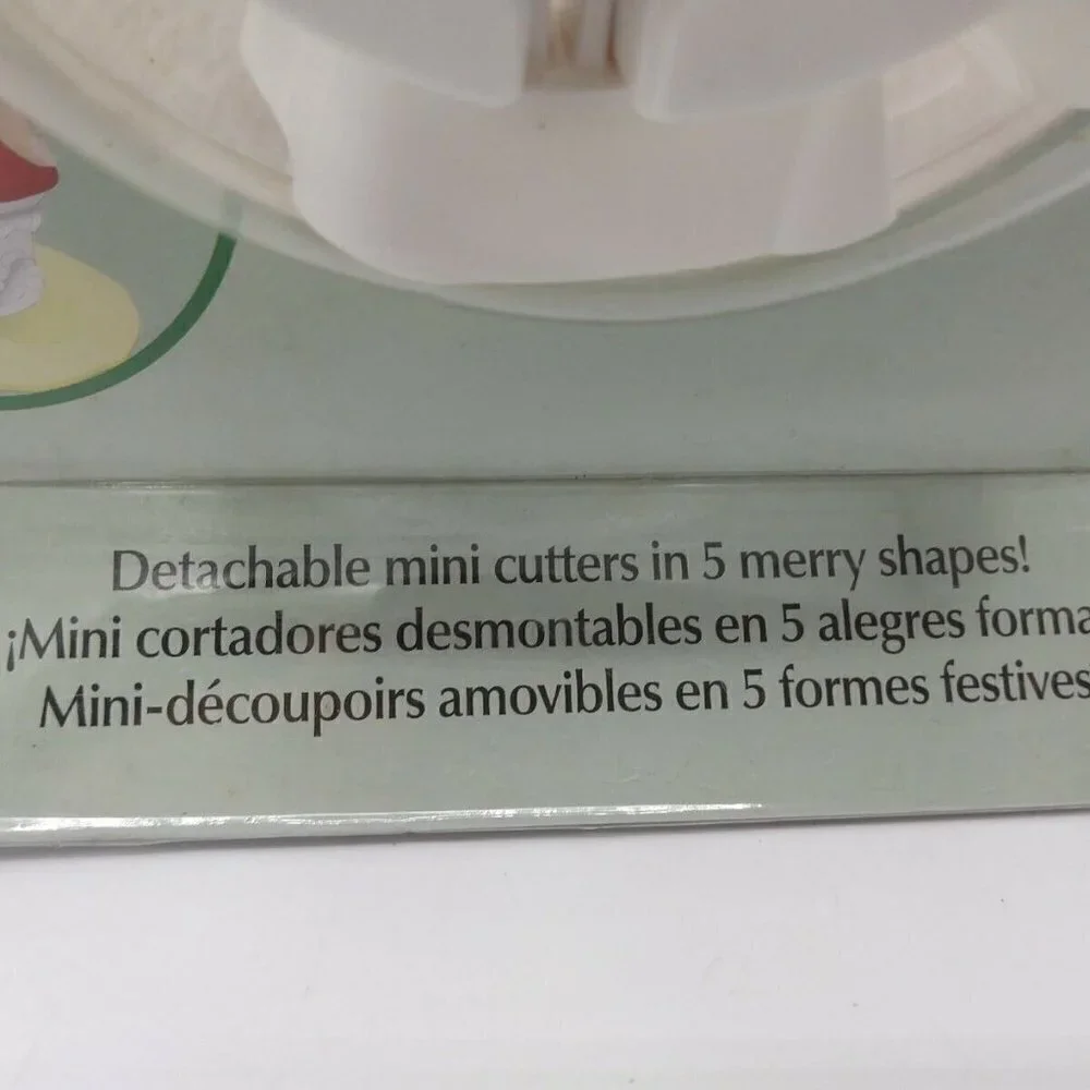 Wilton Roller Cutter #2308-1054 5 Shapes Baking Cookie Cutter Christmas NIP NEW